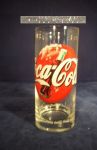 glas coca cola rond rood logo